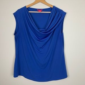🌷SUNNY LEIGH | Sleeveless Stretchy Blouse Blue XL